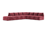 Load image into Gallery viewer, Ciello XL - Sectional - Bordeaux - High Angled
