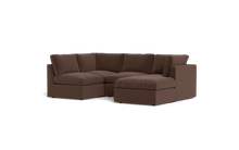 Load image into Gallery viewer, Ciello - Sectional - Chocolate - High Angled
