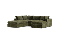 Load image into Gallery viewer, Ciello - Sectional - Sage - Regular Backrest
