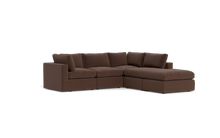 Load image into Gallery viewer, Ciello XL - Sectional - Chocolate - Regular Backrest
