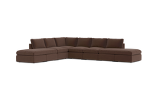 Load image into Gallery viewer, Ciello XL - Sectional - Chocolate - High Angled
