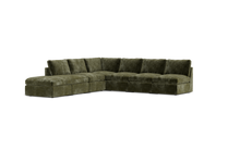 Load image into Gallery viewer, Ciello XL - Sectional - Sage - High Angled
