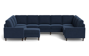 REFURBISHED - The Cozey Corner - Navy Blue - Square - C