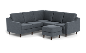 REFURBISHED - The Cozey Corner - Velvet Sapphire - Square