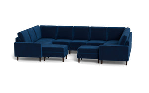 REFURBISHED - The Cozey Corner - Velvet Sapphire - Square - C