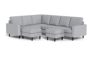 REFURBISHED - The Cozey Corner - Light Grey - Square