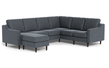 Load image into Gallery viewer, REFURBISHED - The Cozey Corner - Velvet Sapphire - Square
