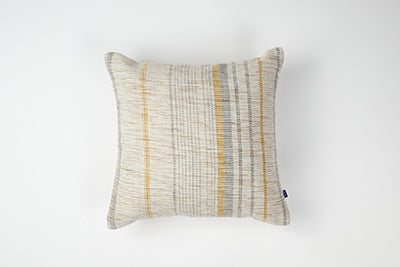 Clarke Hand Woven Cushion with Irregular Stripe