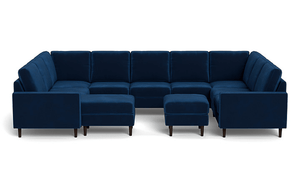 REFURBISHED - The Cozey Corner - Velvet Sapphire - Square