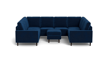 Load image into Gallery viewer, REFURBISHED - The Cozey Corner - Velvet Sapphire - Square
