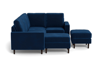 Load image into Gallery viewer, REFURBISHED - The Cozey Corner - Velvet Sapphire - Square
