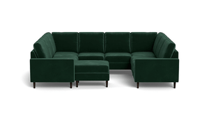 The Cozey Corner - Velvet Emerald - Square