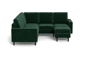 The Cozey Corner - Velvet Emerald - Square