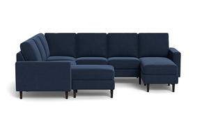 REFURBISHED - The Cozey Corner - Navy Blue - Square - C