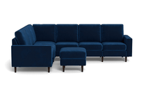 Load image into Gallery viewer, REFURBISHED - The Cozey Corner - Velvet Sapphire - Square
