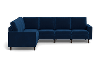 Load image into Gallery viewer, REFURBISHED - The Cozey Corner - Velvet Sapphire - Square
