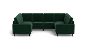 The Cozey Corner - Velvet Emerald - Square