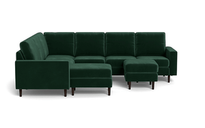 The Cozey Corner - Velvet Emerald - Square