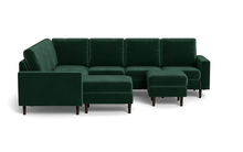 Load image into Gallery viewer, The Cozey Corner - Velvet Emerald - Square
