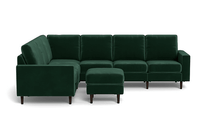 Load image into Gallery viewer, The Cozey Corner - Velvet Emerald - Square
