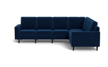 Load image into Gallery viewer, REFURBISHED - The Cozey Corner - Velvet Sapphire - Square
