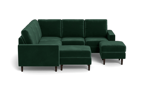 The Cozey Corner - Velvet Emerald - Square