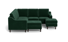 Load image into Gallery viewer, REFURBISHED - The Cozey Corner - Velvet Emerald - Original
