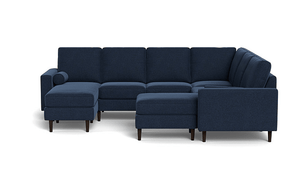 REFURBISHED - The Cozey Corner - Navy Blue - Square - C