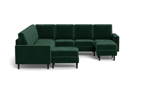 The Cozey Corner - Velvet Emerald - Square