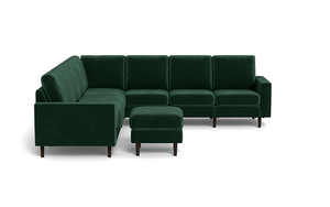 The Cozey Corner - Velvet Emerald - Square